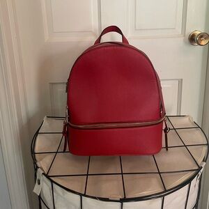 Elegant Red Backpack